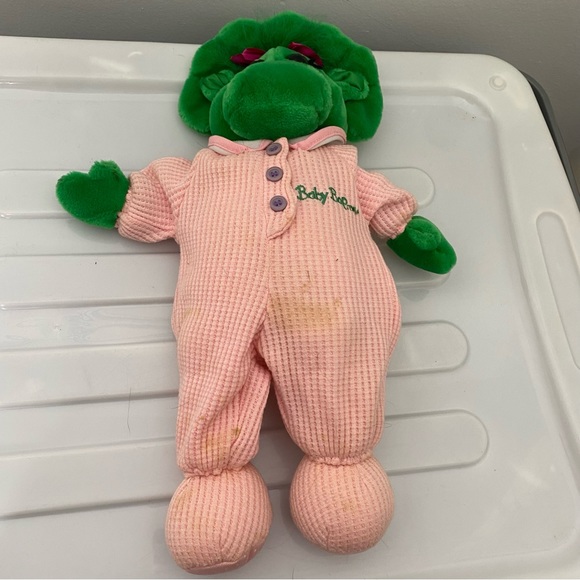 Vintage Barney&Friends BABY BOP Bedtime Pajamas Sleeper Stuffed Animal Plush 90s - Picture 6 of 6